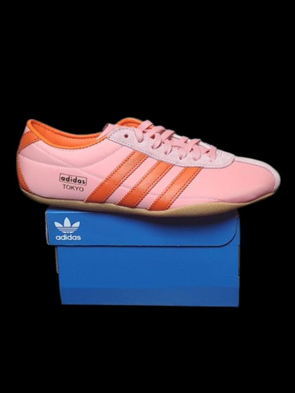 Adidas Originals Tokyo Semi Pink Spark Orange Gold Metallic Women’s 8.5 JI3297